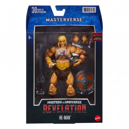 Masters of the Universe: Revelation Masterverse akčná figúrka 2021 He-Man 18 cm